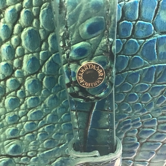 Brahmin Tia Peacock Melbourne Tote with registration card and dust bag N… - Picture 12 of 16